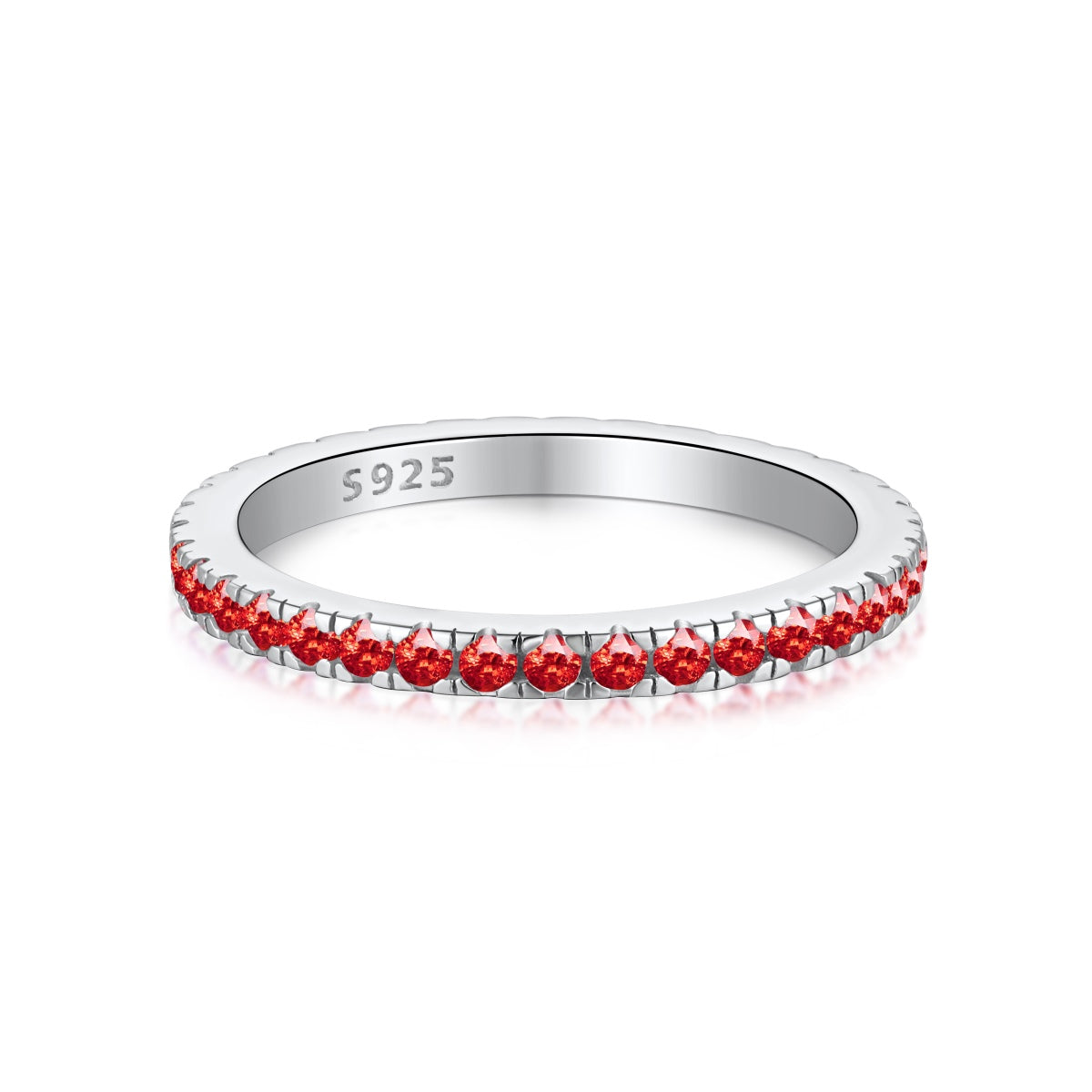 [Vivid Aurora]Delicate Sparkling Round Cut Daily Ring