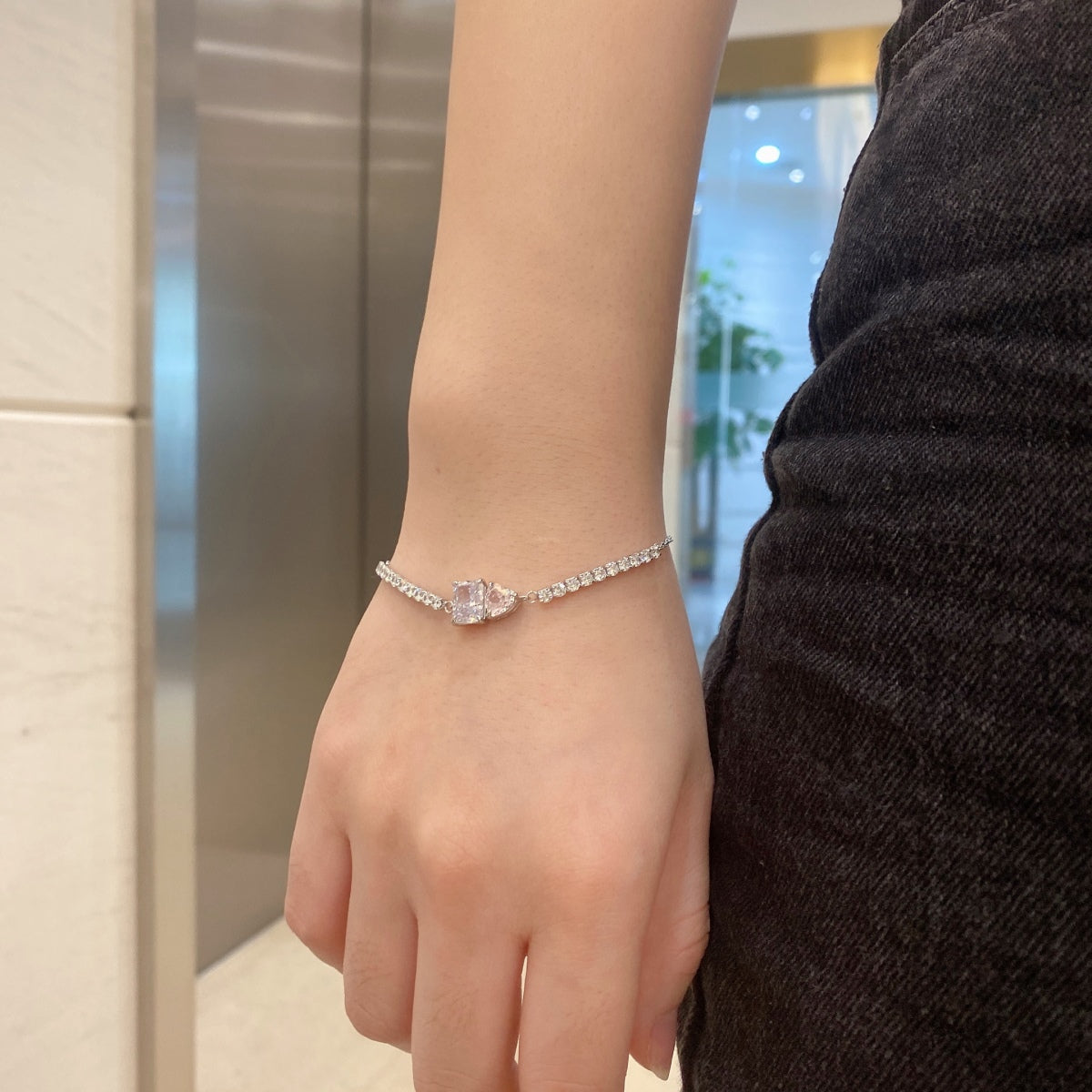 [Vivid Aurora]Dazzling Unique Multi Shape Lover Bracelet